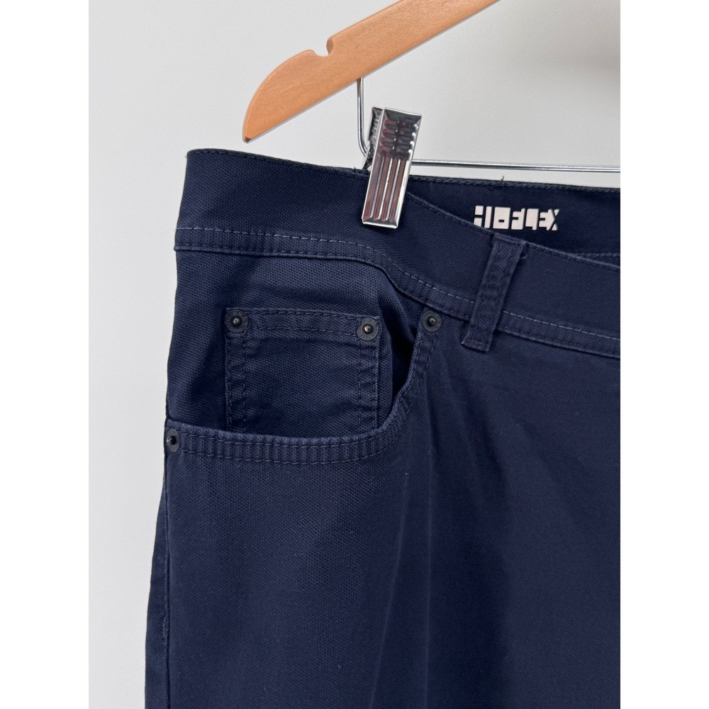 Brax‎ Pants Mens 40x34 Navy Blue Hi Flex Cooperate Stretch Casual Trousers - Picture 5 of 10